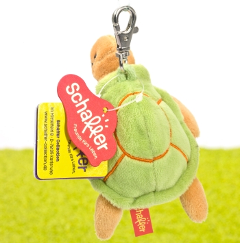 Schlüsselanhänger mit Karabinerhaken Schildkröte Hilde 10cm
