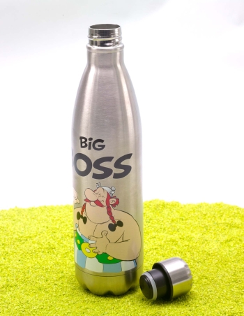 Doppelwandige Edelstahlflasche Hot Bottle Asterix Big Boss (Obelix) 750ml