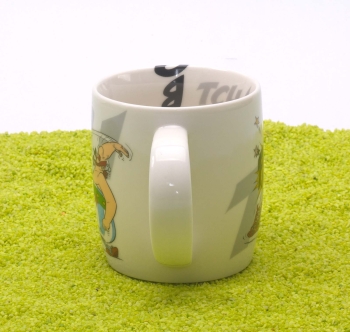 Henkelbecher Porzellan Asterix - K.O. 400ml