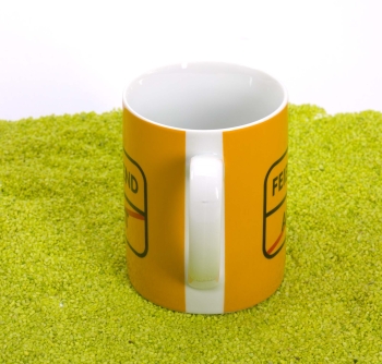 XL Tasse Porzellan Feierabend  600 ml