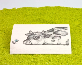 3er Set Schwammtücher Bauernhof