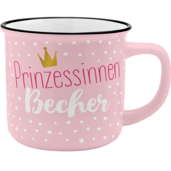 Becher Porzellan "Lieblingsbecher für Dich" Prinzessinnen Becher 350 ml