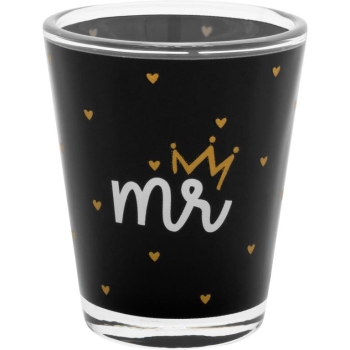 2er Set Schnapsglas Schnaps Mr / Mrs 6cl