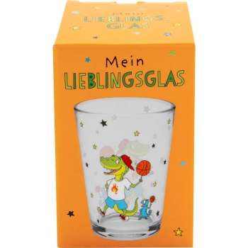Kinder Trinkglas Dinosaurier 200ml