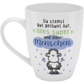 Becher Porzellan Herrlich Böser Becher Menschen 350ml