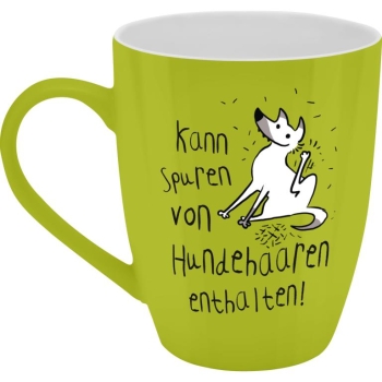 Becher Porzellan Herrlich Böser Becher Hundehaare 350ml