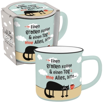 Becher Porzellan "Lieblingsbecher für Dich" Kaffee 350 ml