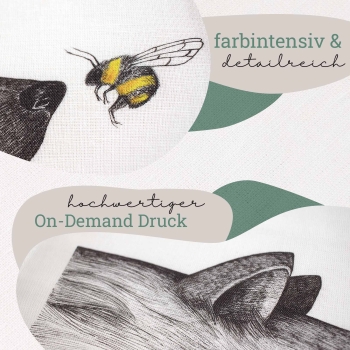 Geschirrtuch Küchentuch Die Begegnung 50 x 70 cm