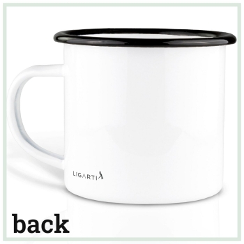 Tasse aus Emaille Malwina (Maulwurf) 300ml
