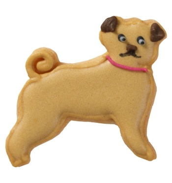 Ausstecher Hund Mops Edelstahl 5cm