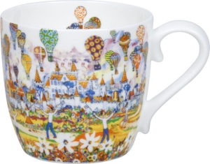 Henkelbecher Porzellan Hot Air Balloon by Portchie 425ml
