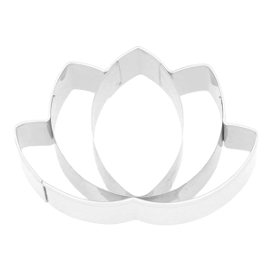 Ausstecher Lotusblume Edelstahl 6cm