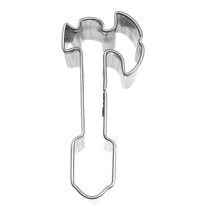 Ausstecher Streitaxt Edelstahl 6cm