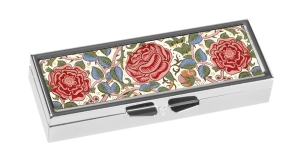 7 Tage Pillendose mit Spiegel William Morris Rosen