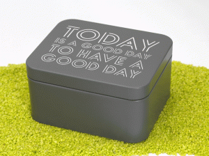 Geschenkbox Colour Splash - Good Day 12 x 10 x 6 cm