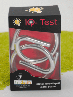 IQ Test Geduldspiel aus Metall - Doppeltes G