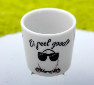 Eierbecher aus Porzellan Feel (Ei feel good)