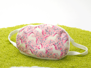 Kinder Mund-Nasen-Maske Einhorn