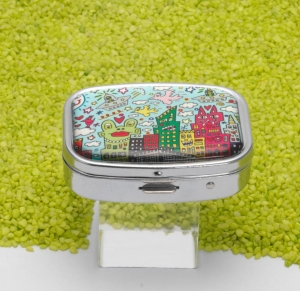 Pillendose eckig James Rizzi - My New York City