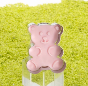 Ausstecher aus Kunststoff und Edelstahl zum Prägen Teddybär 4,5cm