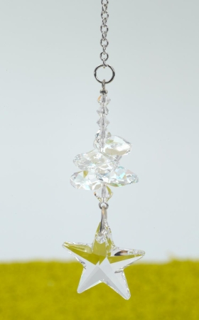 Kleine Kaskade Stern Kristall mit swarovski elements