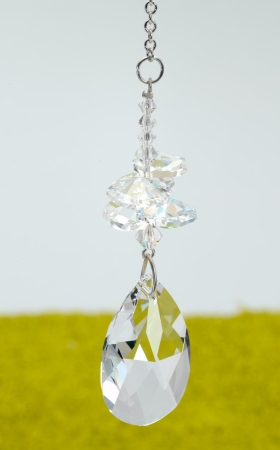 Kleine Kaskade Oval Kristall mit swarovski elements