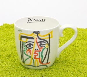 Henkelbecher Porzellan Picasso - Jaqueline with Hat 425ml