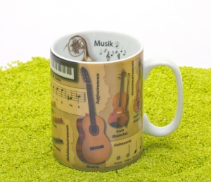 Wissensbecher Porzellan Musik 490ml