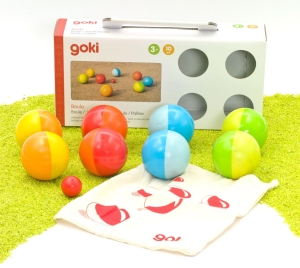 Spiel Boule mit Baumwollbeutel