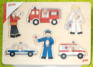 Steckpuzzle Rettungsfahrzeuge