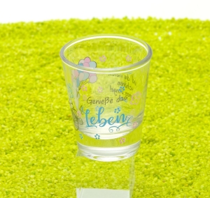 Schnapsglas Geniesse das Leben 6cl
