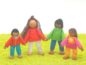 Biegepuppen Moderne Familie II