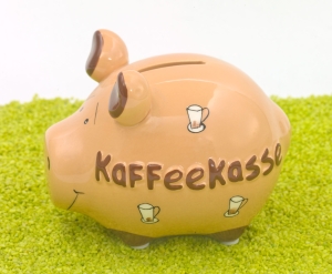 Sparschwein Kaffeekasse 9 x 12,5 cm
