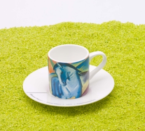 Espressotasse Porzellan ARTselection Blaues Pferd by Franz Marc 95ml