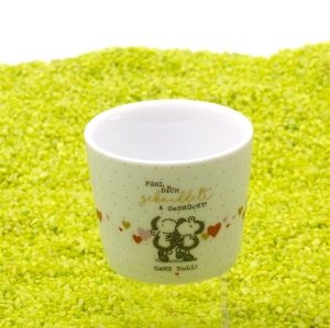 Eierbecher aus Porzellan Knuddel