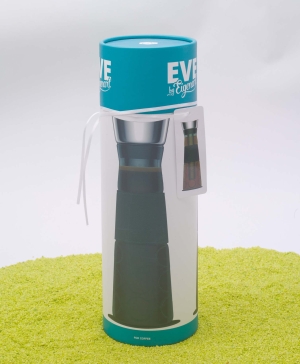 Eve Glaskaraffe Circular Green 1,25l