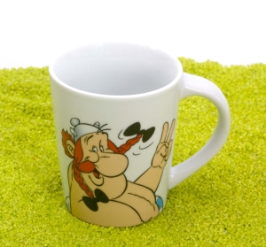 Henkelbecher Porzellan Asterix & Obelix Frühstückstasse 380 ml