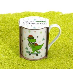 Kinder Tasse Porzellan Dinosaurier 200 ml