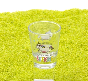 Schnapsglas Sterne (Einhorn) 6cl