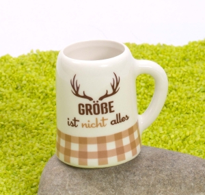 Schnapskrug Größe ist nicht alles 5cl