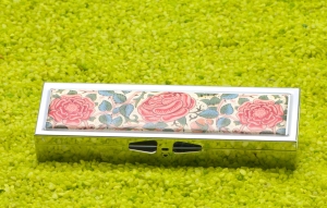 7 Tage Pillendose mit Spiegel William Morris Rosen