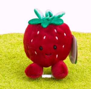 Palm Pals Plüschfigur Juicy Strawberry (Erdbeere) 13cm