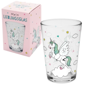 Kinder Trinkglas Einhorn 200ml