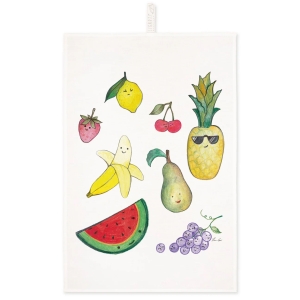 Geschirrtuch Küchentuch Obstsalat 50 x 70 cm