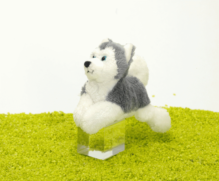 Plüsch Magnet Schlittenhund Husky 12cm