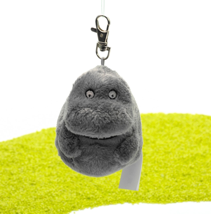 Schlüsselanhänger mit Karabinerhaken Groke (Mumin) 10cm