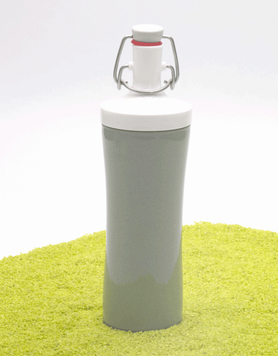 Trinkflasche Plopp to Go Organic 425 ml in organic green