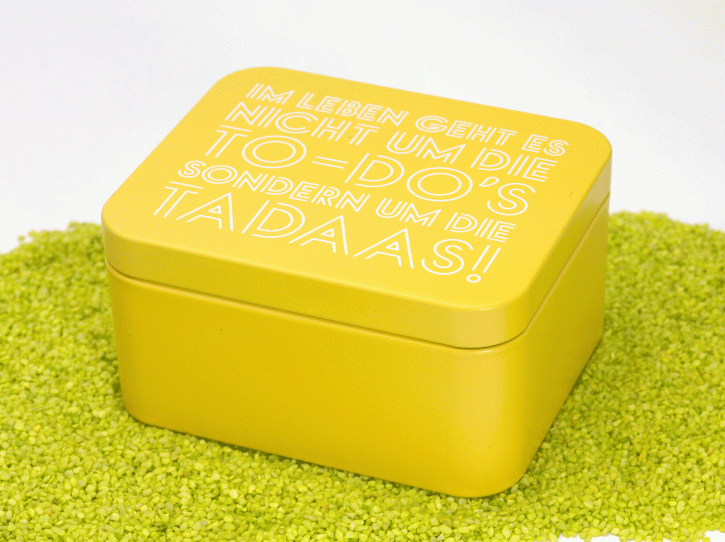 Geschenkbox Colour Splash - Tadaa 12 x 10 x 6 cm
