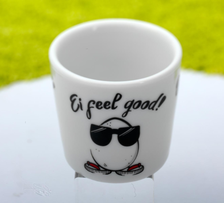 Eierbecher aus Porzellan Feel (Ei feel good)