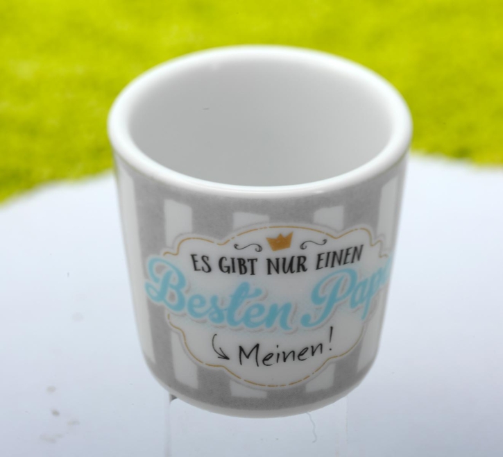 Eierbecher aus Porzellan Papa